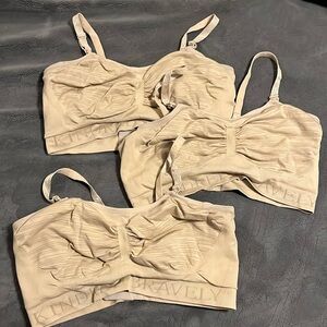Set of 3- Kindred Bravely Handsfree Pumping Bras - XL
